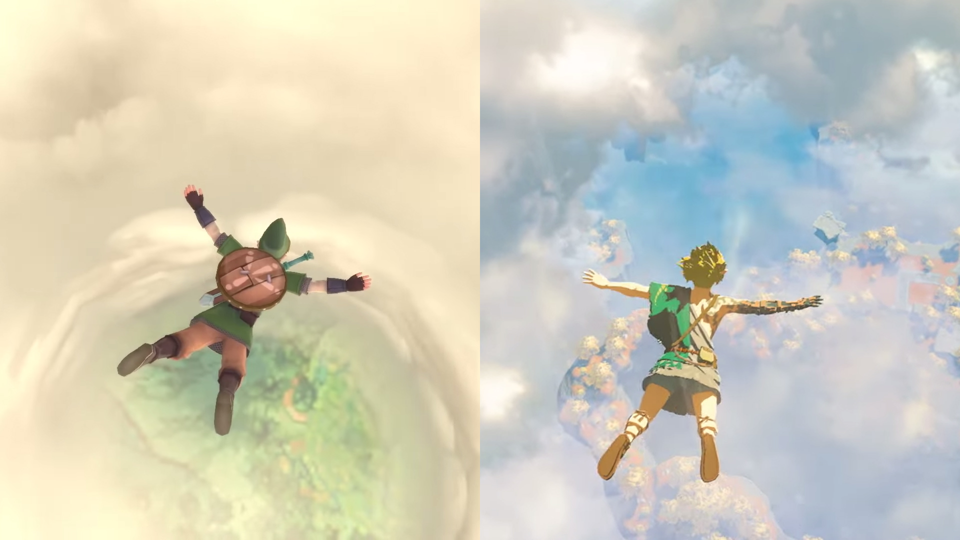 Skyward Sword and Breath of the Wild sequel familiar scenario.