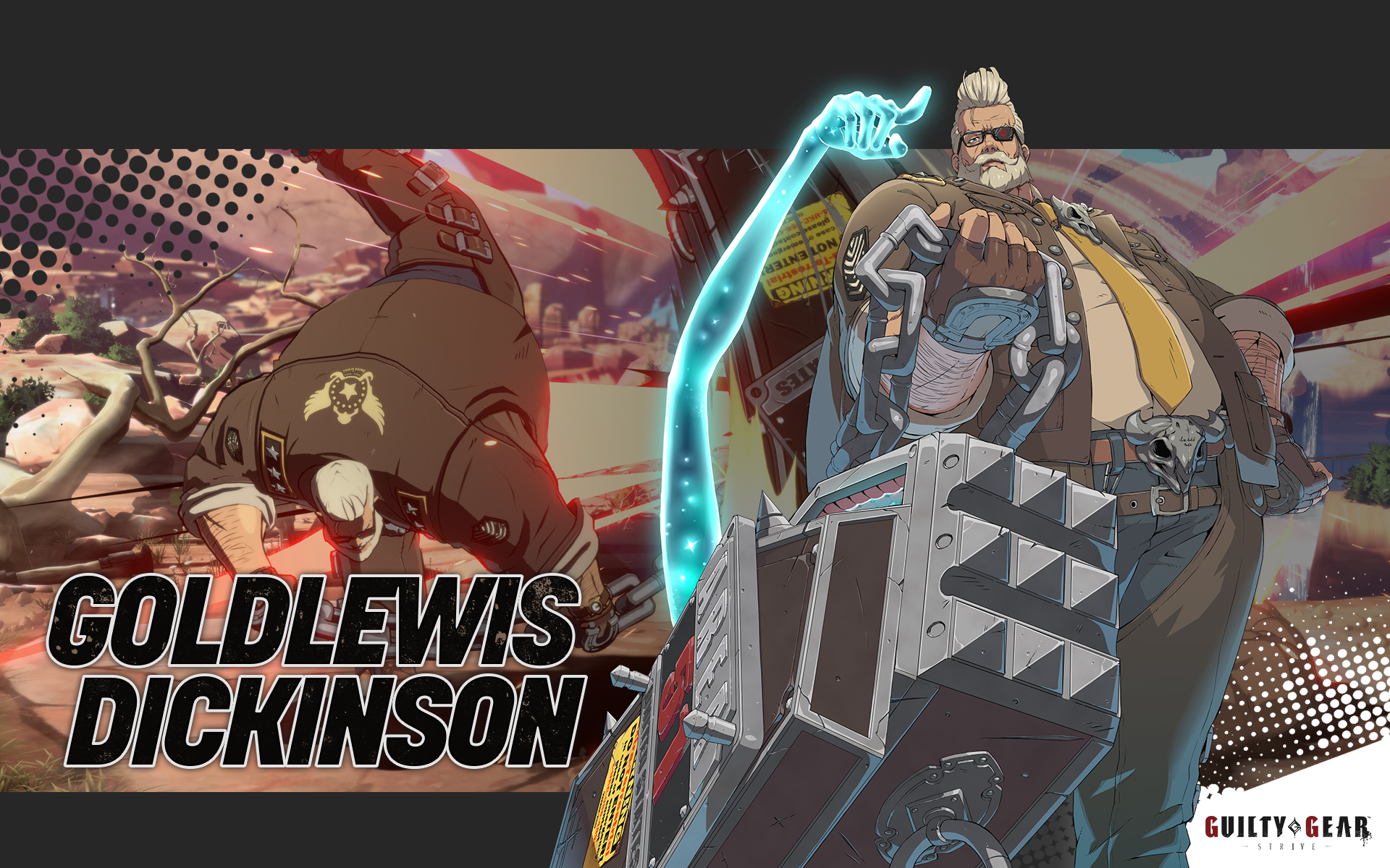 Guilty Gear Strive Goldlewis Dickinson Wallpapers - Cat with Monocle
