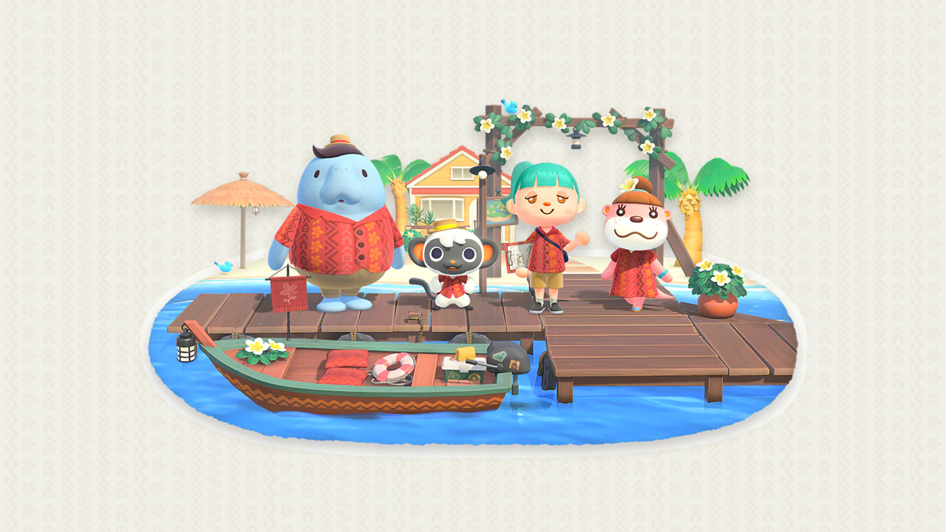 Animal Crossing New Horizons Wallpapers Cat with Monocle