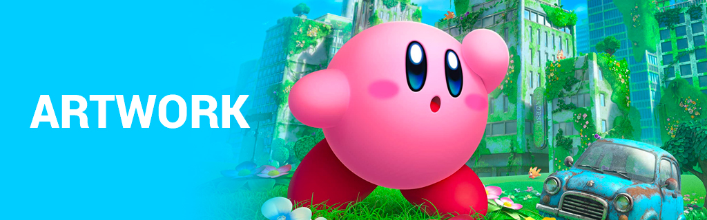 Kirby and the Forgotten Land Artwork Wallpaper