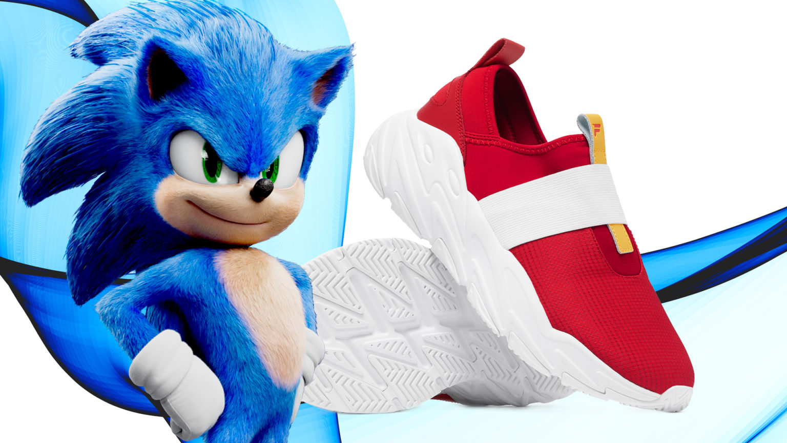 Closer Look at the FILA Ray Tracer Evo X Sonic 2 Shoes - Cat with Monocle