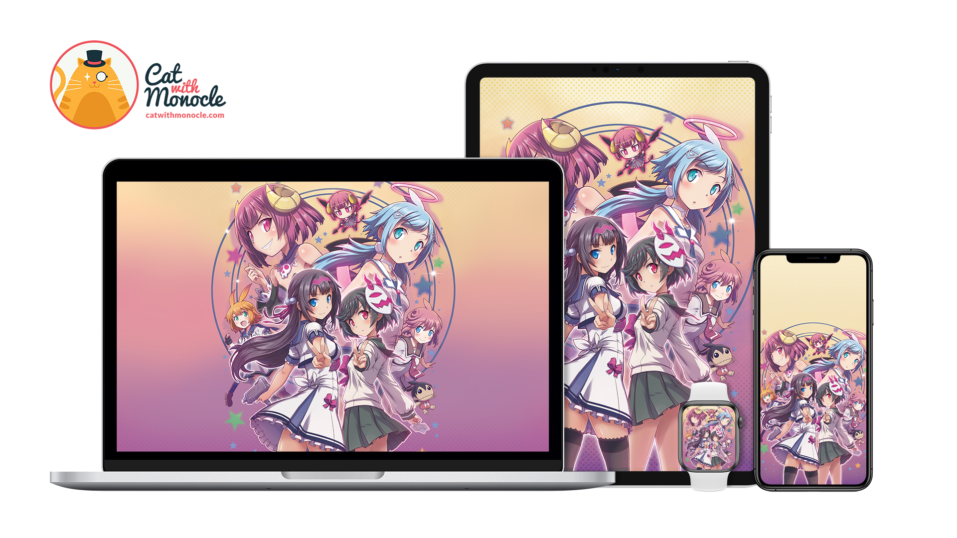 Gal*Gun: Double Peace - Artwork Version 2 Wallpaper