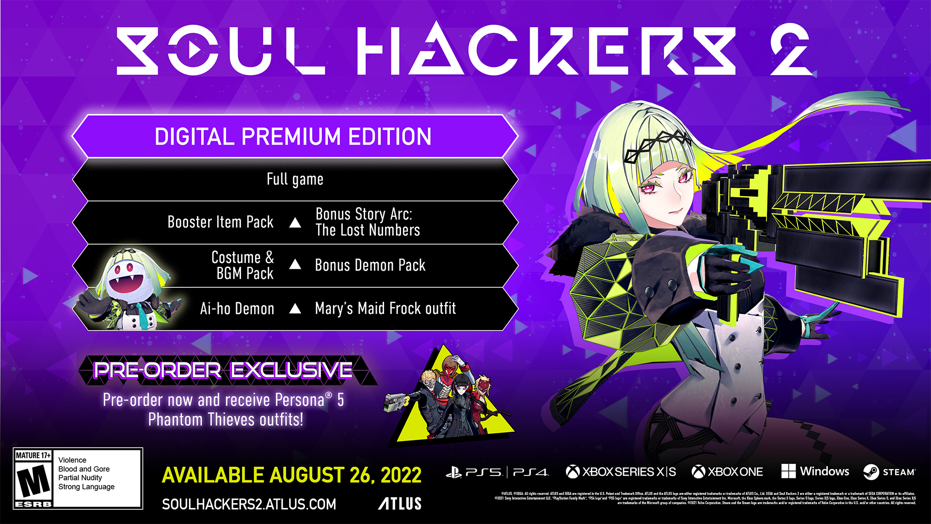  Soul Hackers 2: Launch Edition - PlayStation 5 : Sega