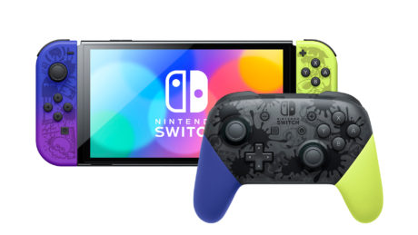 Splatoon 3 Nintendo Switch OLED Model & Pro Controller