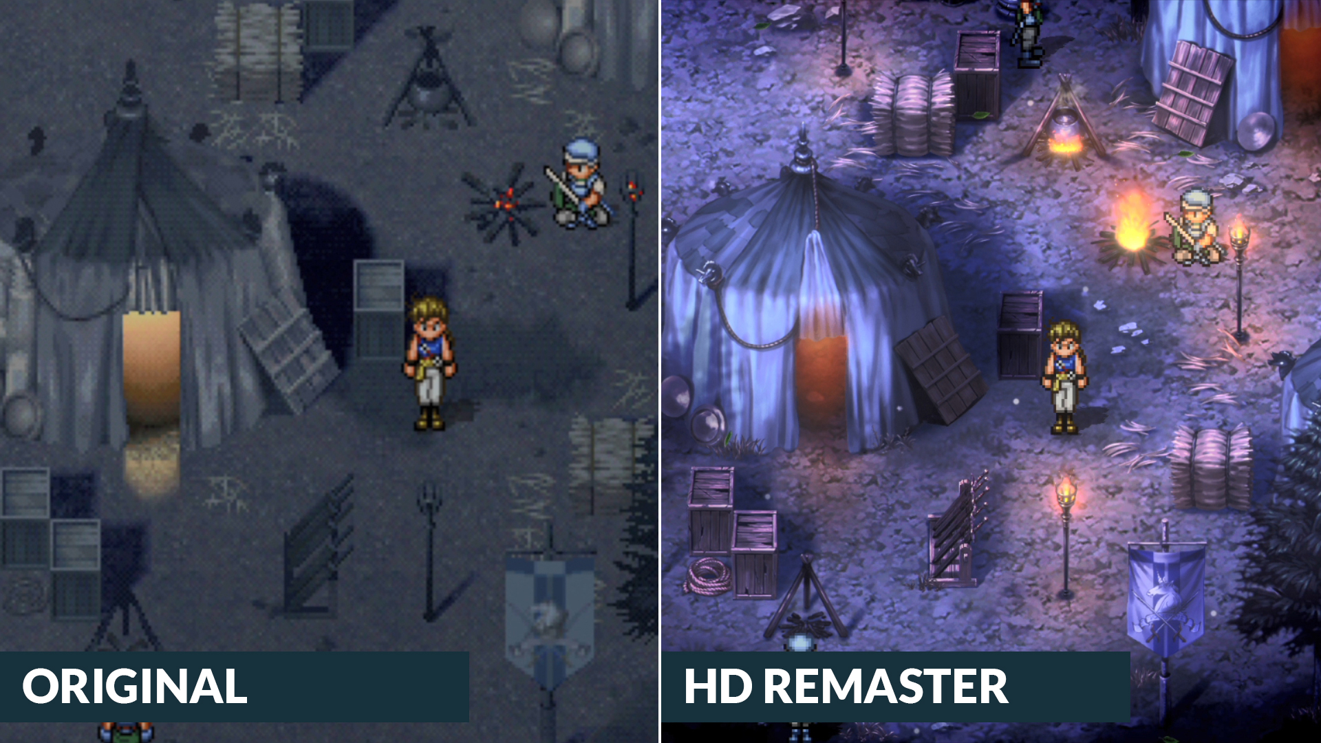 Suikoden I & II HD Remaster - Comparison