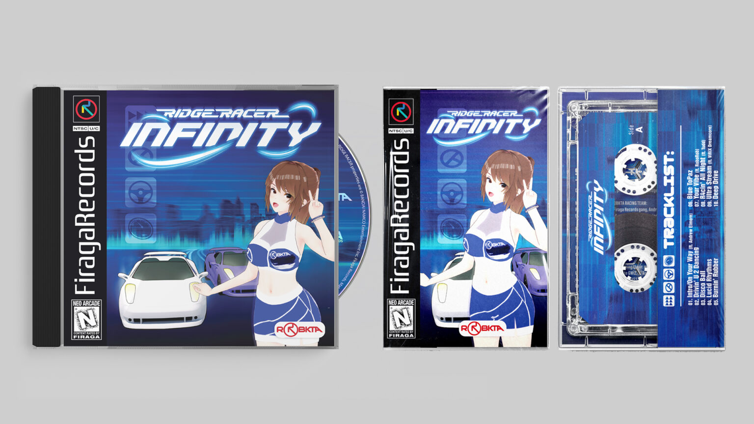 Ridge Racer Infinity Ridge Racer Infinity Album is a Trip Back to the '90s - Cat with Monocle