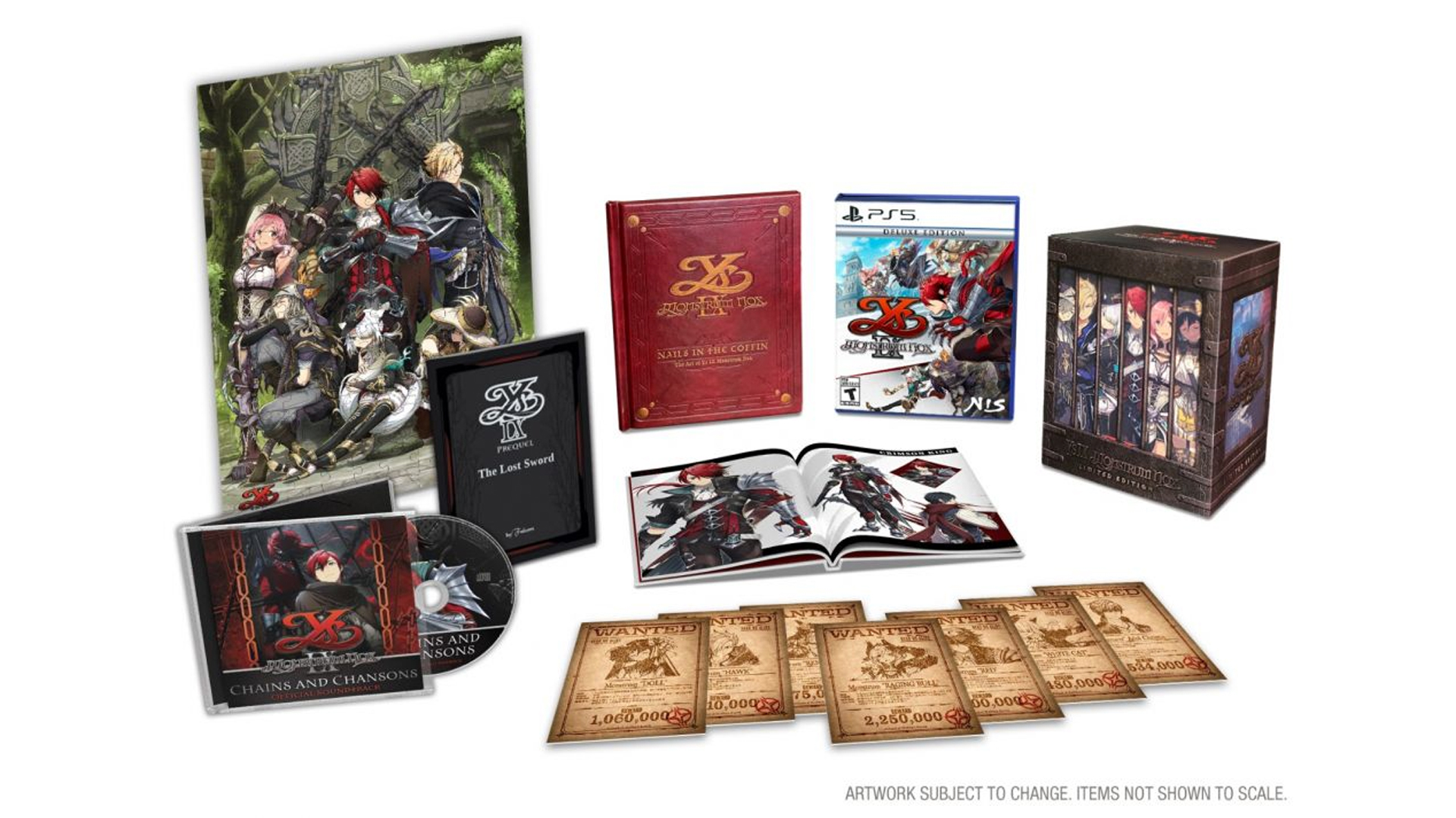 Ys IX: Monstrum Nox Limited Edition for PlayStation 5