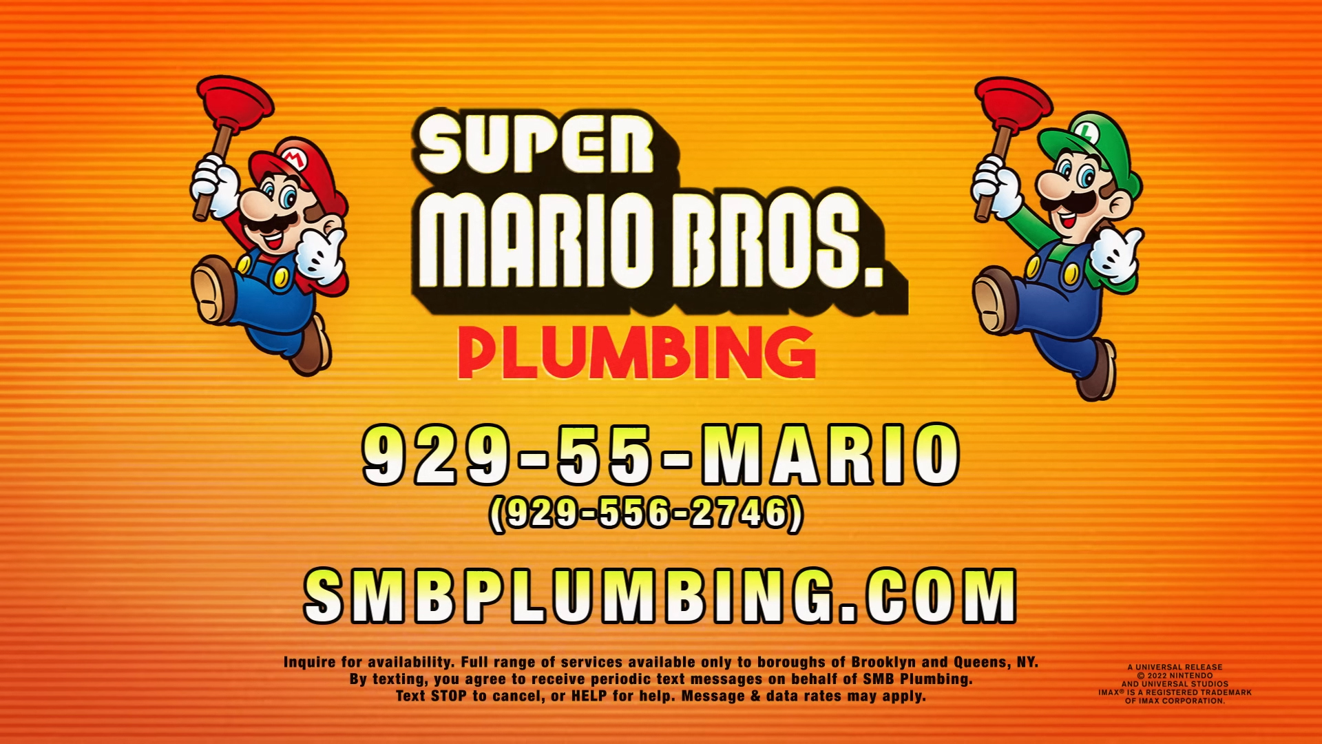 Super Mario Bros. Plumbing Contact