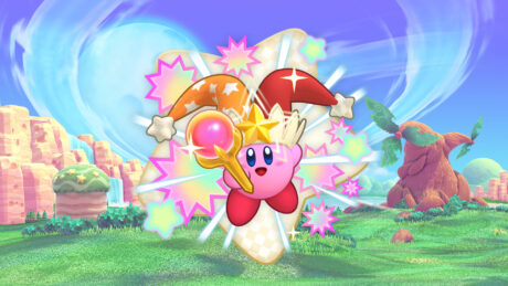 Kirby's Return to Dream Land Deluxe - Kirby Form Flare Beam Wallpaper