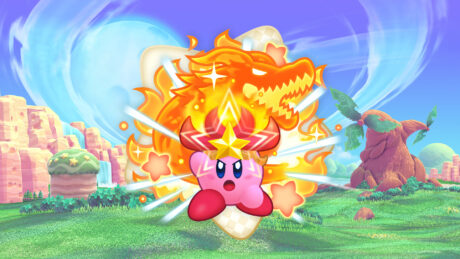 Kirby's Return to Dream Land Deluxe - Kirby Form Monster Flame Wallpaper