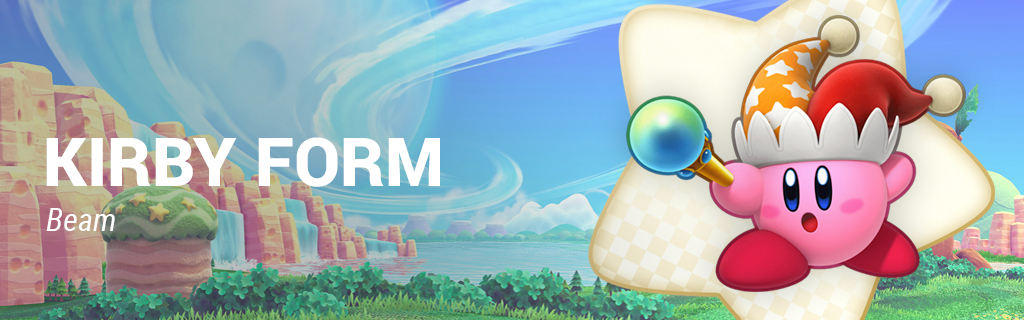 Kirby's Return to Dream Land Deluxe - Kirby Form Beam Wallpaper