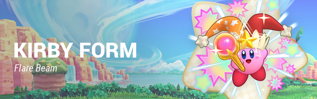 Kirby's Return to Dream Land Deluxe - Kirby Form Flare Beam Wallpaper