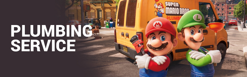 The Super Mario Bros. Movie Plumbing Service Wallpaper