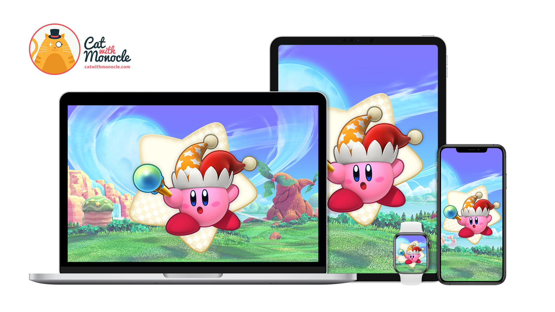 Kirby's Return to Dream Land Deluxe - Kirby Form Beam Wallpaper