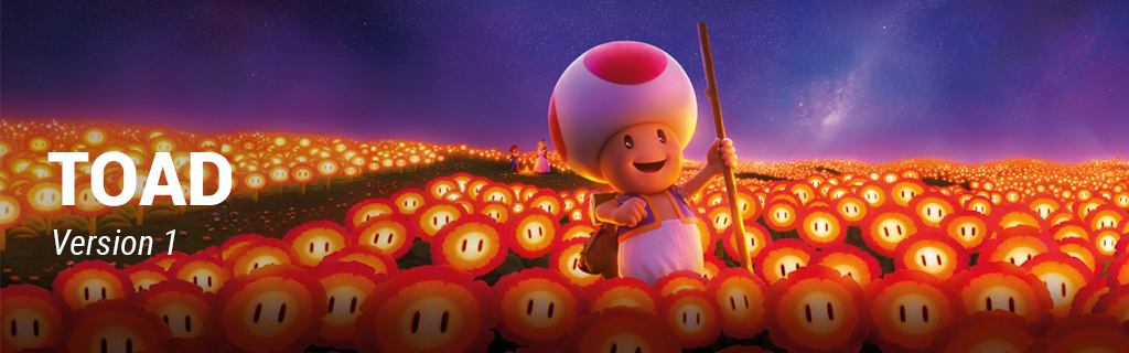 The Super Mario Bros. Movie Toad Wallpaper