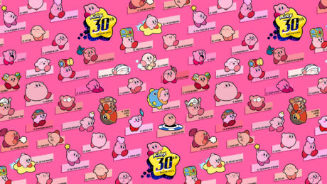 Kirby's 30th Anniversary Kirby Forms Wallpaper