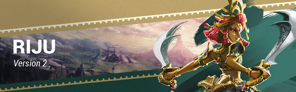 The Legend of Zelda: Tears of the Kingdom - Riju Version 2 Wallpaper
