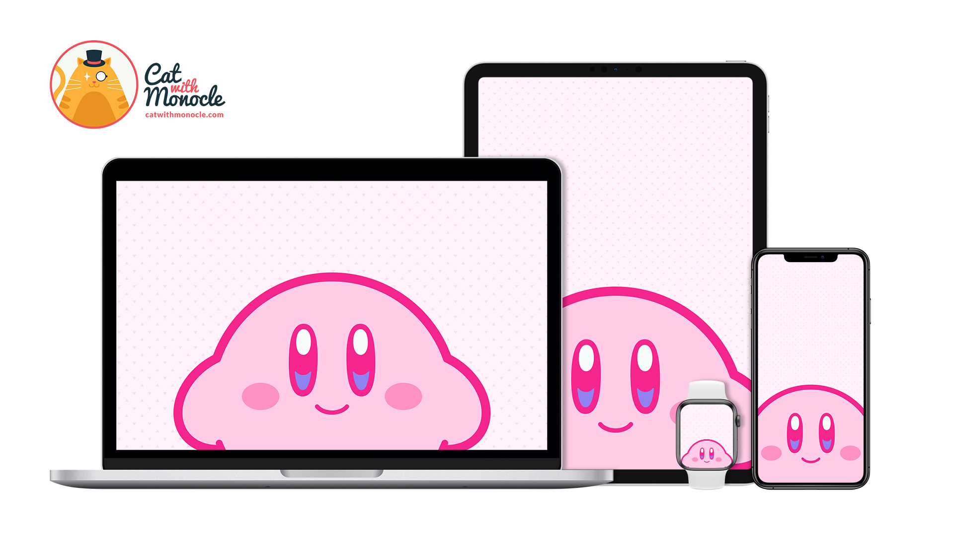 Kirby Anniversary Desktop & Mobile Wallpaper Download - Play Nintendo.