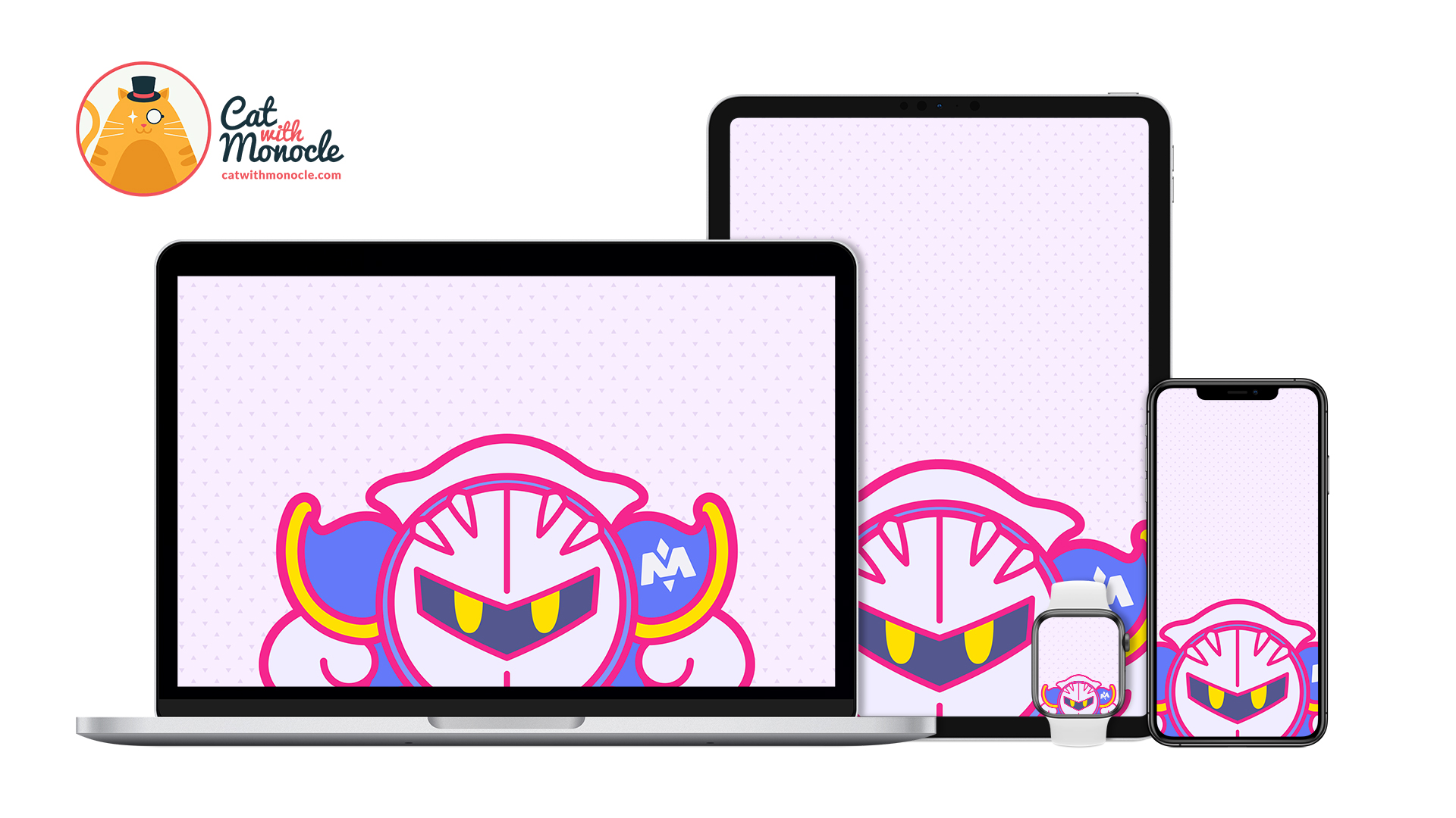 Kirby's 30th Anniversary Meta Knight Wallpaper