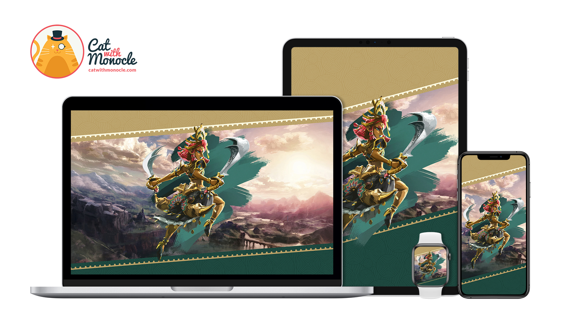 The Legend of Zelda: Tears of the Kingdom - Riju Version 2 Wallpaper
