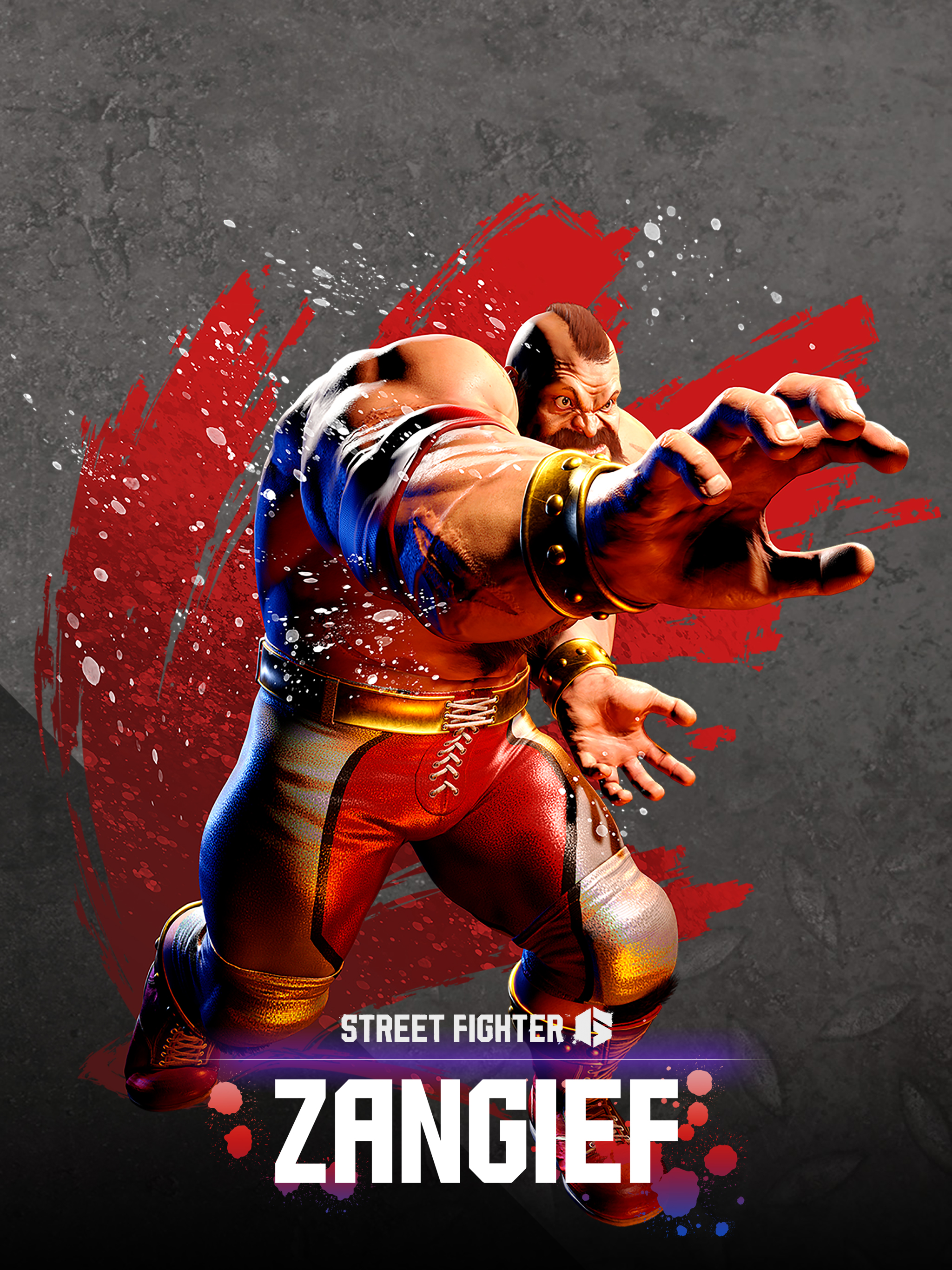 Street Fighter 6 - Zangief Wallpaper - Cat with Monocle
