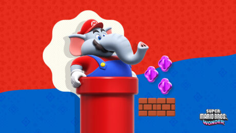 Super Mario Bros. Wonder - Elephant Mario Version 2 Wallpaper