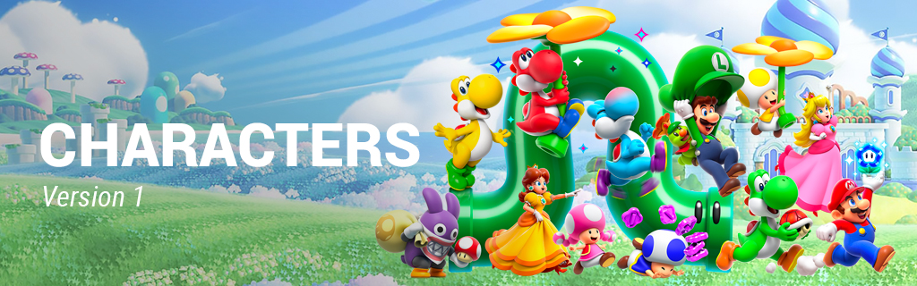 Super Mario Bros. Wonder - Characters Wallpaper