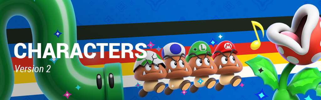 Super Mario Bros. Wonder - Characters Version 2 Wallpaper