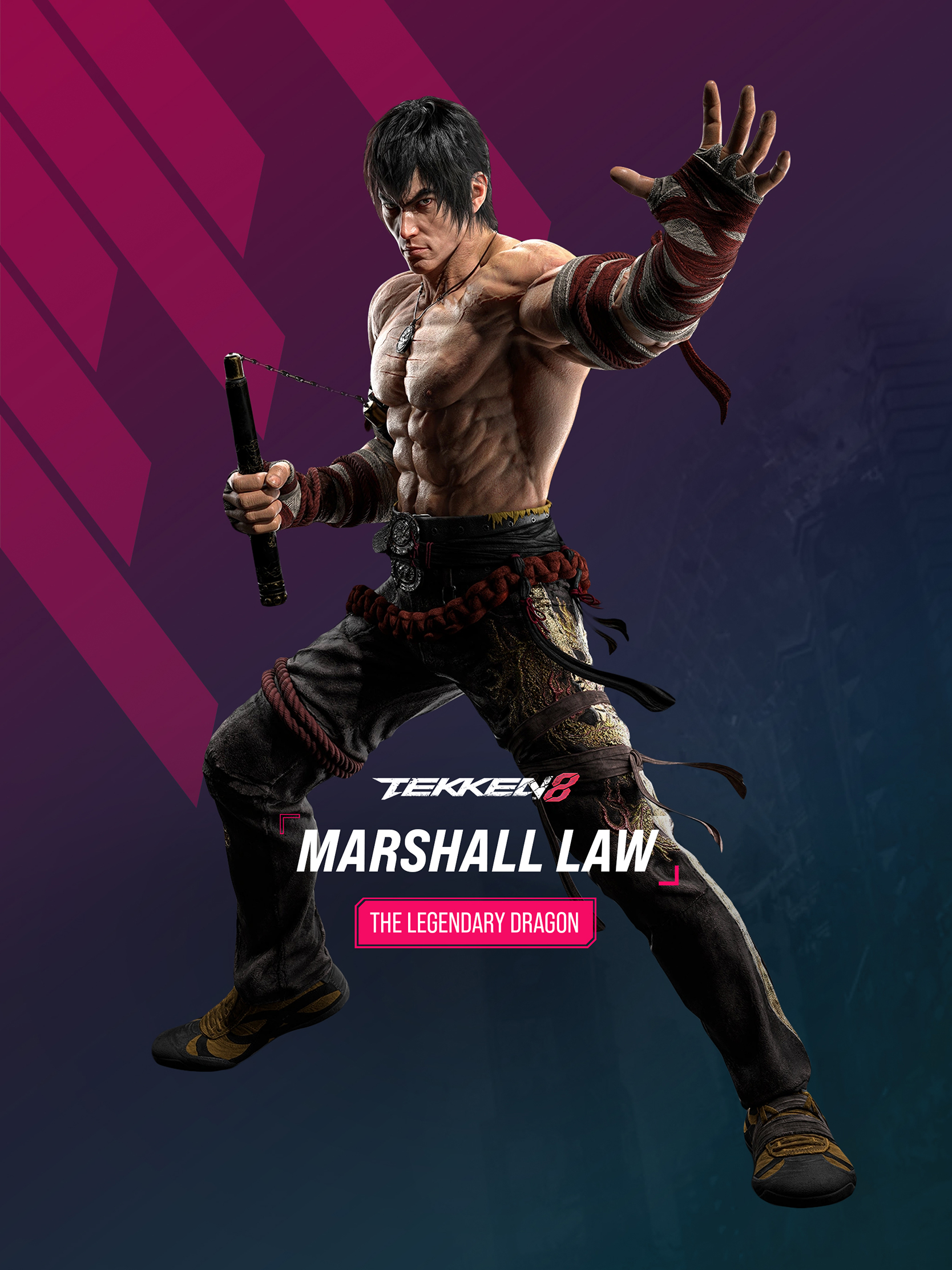 Tekken 8 Marshall Law Wallpaper Cat With Monocle