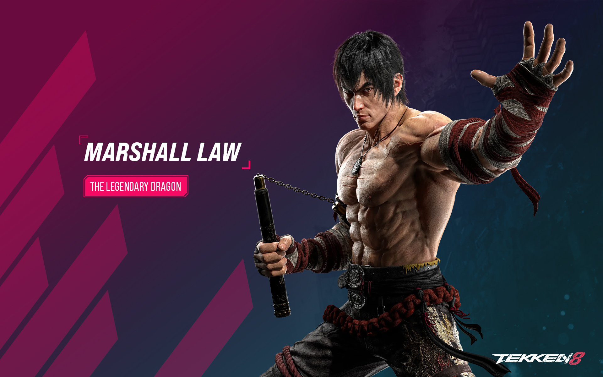 Tekken 8 Marshall Law Wallpaper Cat With Monocle