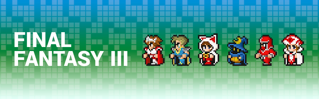 Final Fantasy Pixel Remaster Final Fantasy III Wallpaper