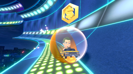 Super Monkey Ball Banana Rumble - Crazy Taxi Axel Screenshot