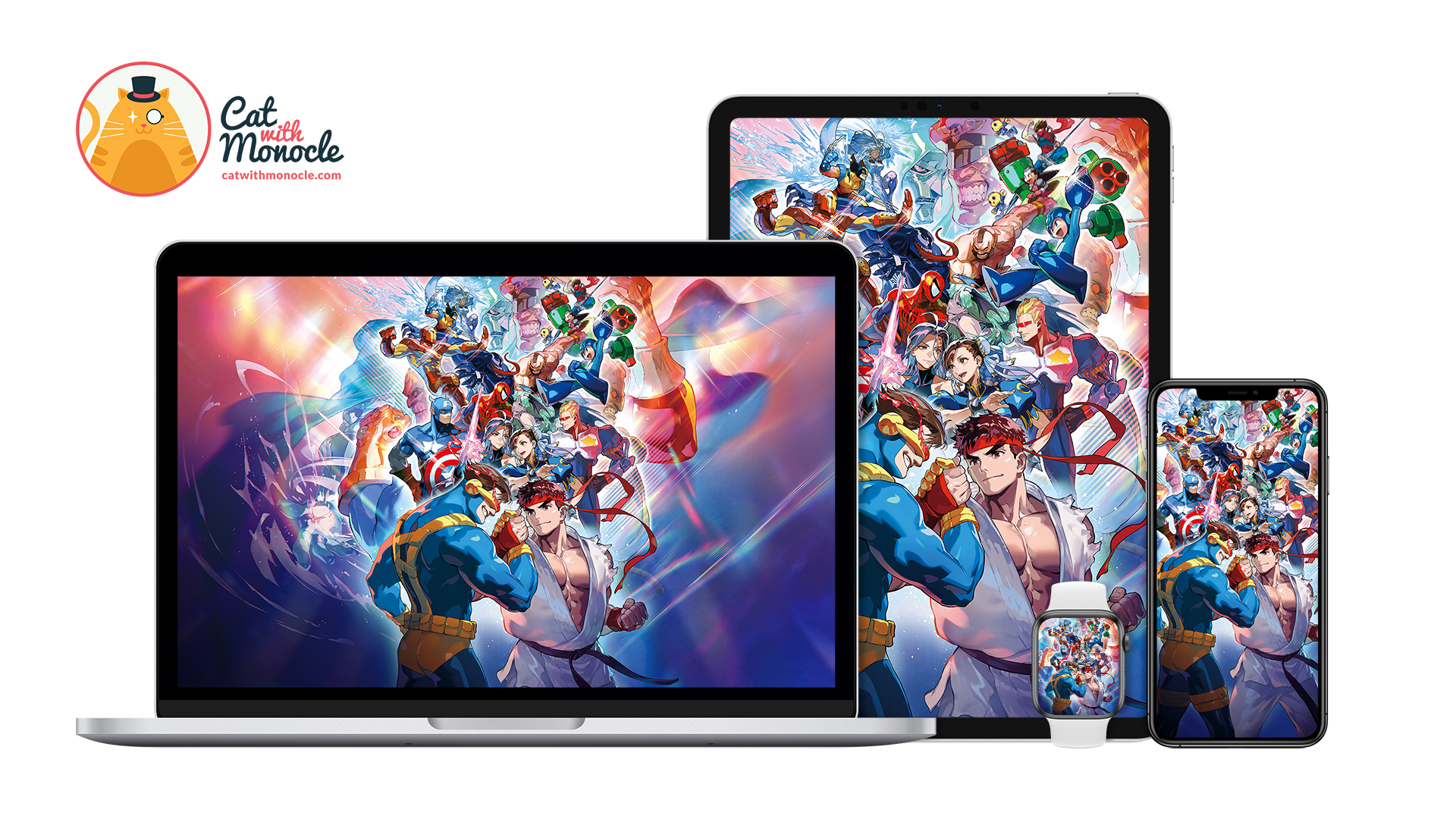 Marvel vs Capcom Fighting Collection Artwork Wallpaper