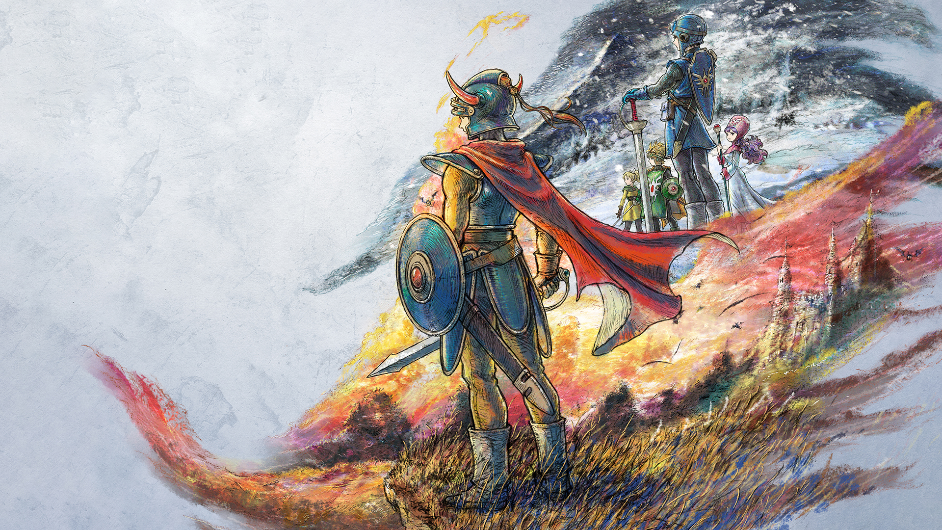 Dragon Quest I & II HD-2D Remake - Artwork No Logo Wallpaper