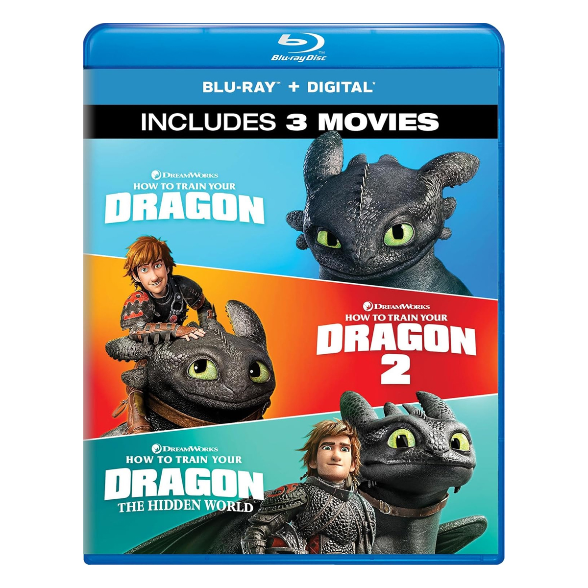 Holiday 2025 Gift Guide - How to Train Your Dragon (3 Set) Blu-Ray