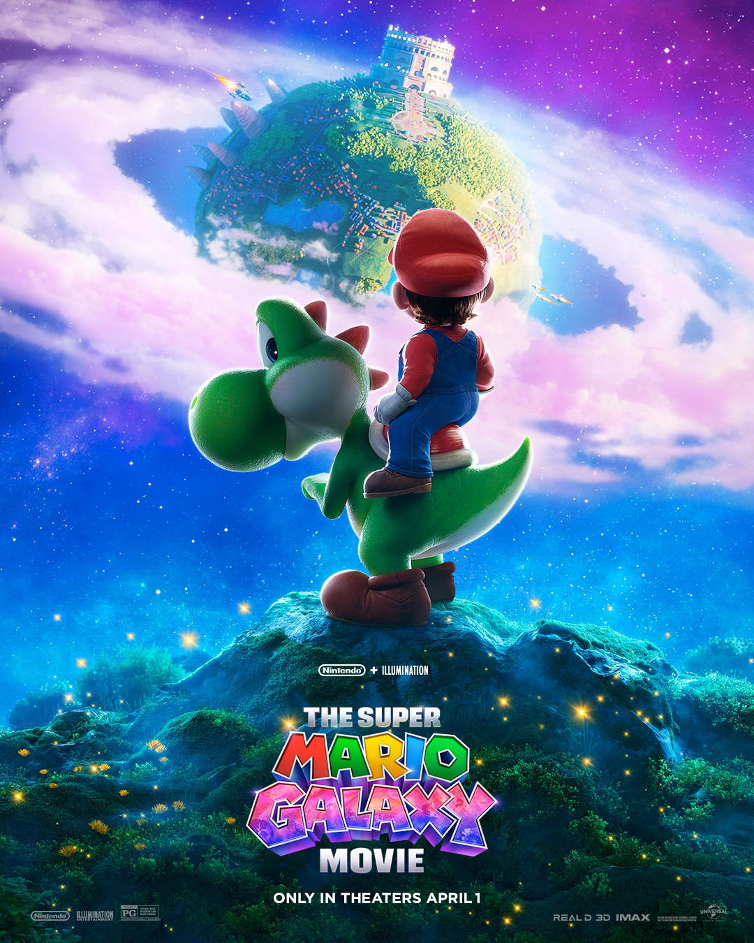 Super Mario Galaxy Movie Key Art