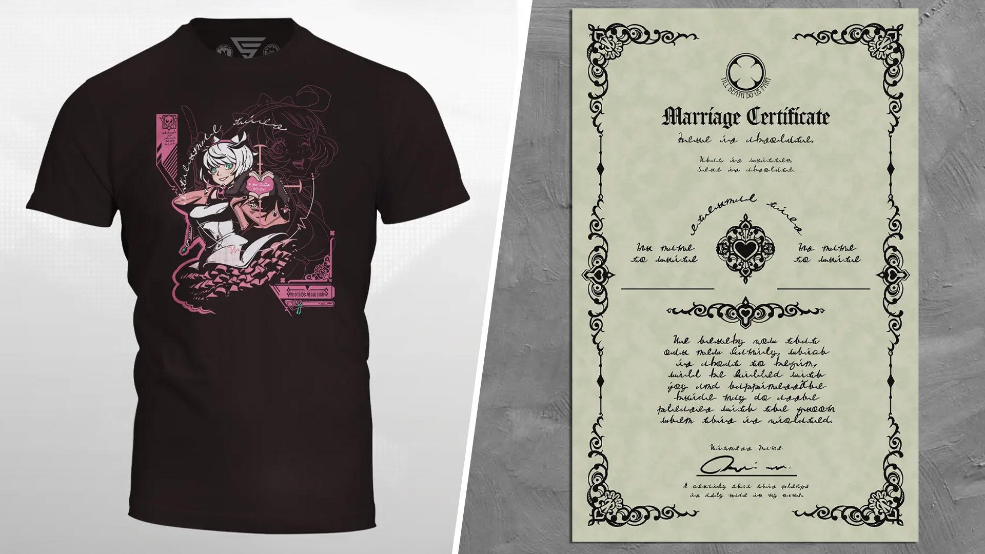 Eighty Sixed - Elphelt Valentine T-Shirt and Certificate