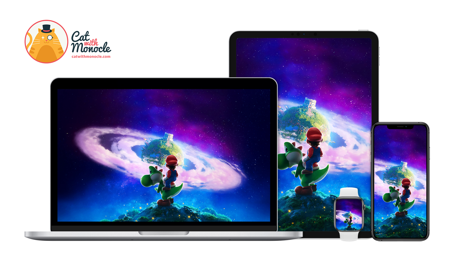 The Super Mario Galaxy Movie - Artwork #2 (No Logo) Wallpaper