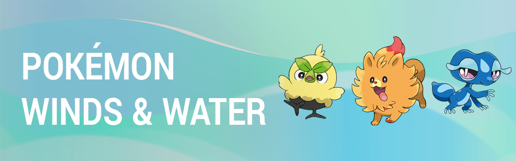 Pokémon Winds and Waters Wallpapers