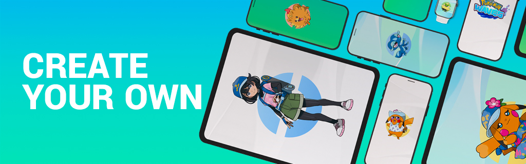 Create Your Pokémon Winds and Pokémon Waters Character Wallpaper