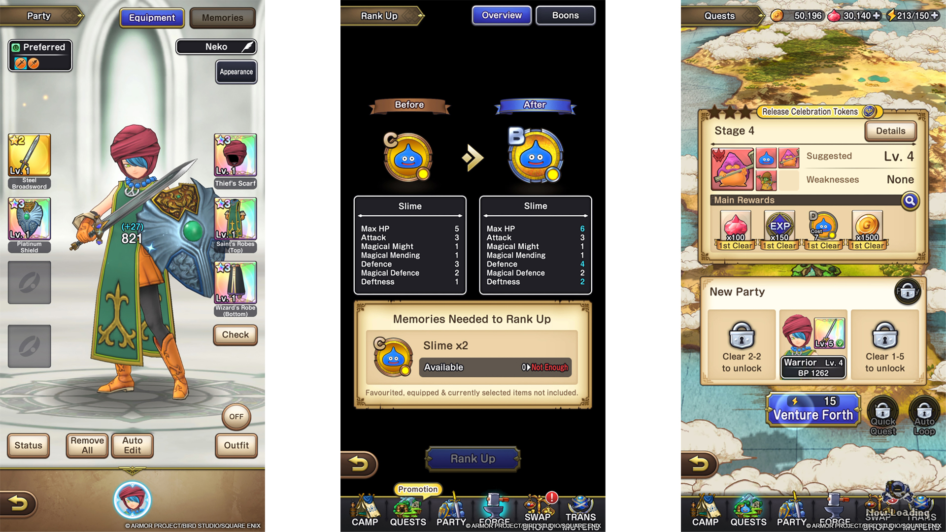 Dragon Quest Smash/Grow - Screenshots