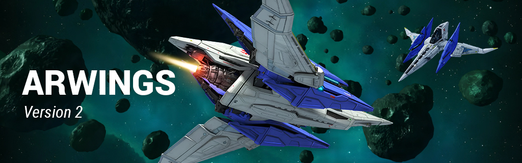 Star Fox Arwings Version 2 Wallpaper