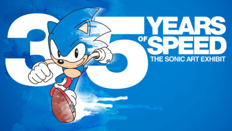 Sonic the Hedgehog with 35 Years of Speed: The Sonic Art Exhibit