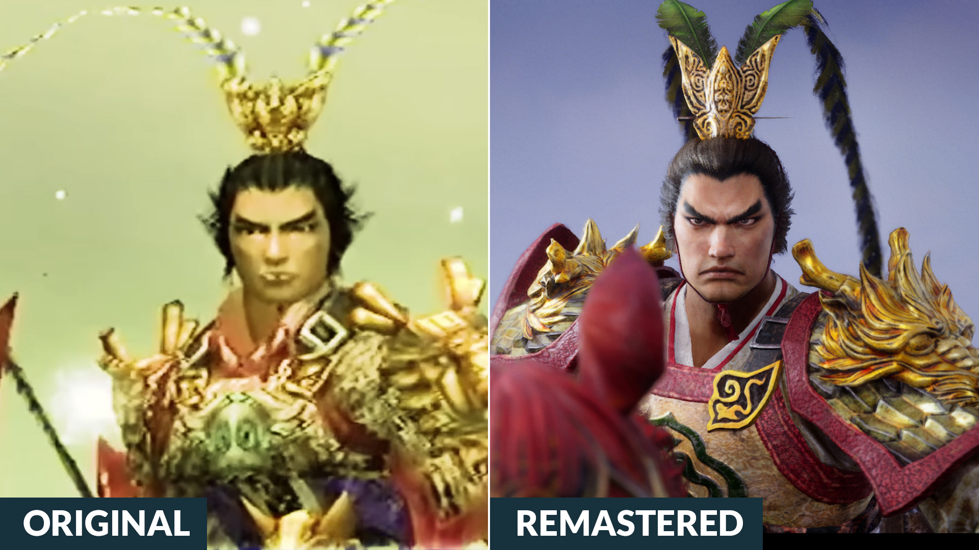 Dynasty Warriors 3: Complete Edition Remastered - Comparison