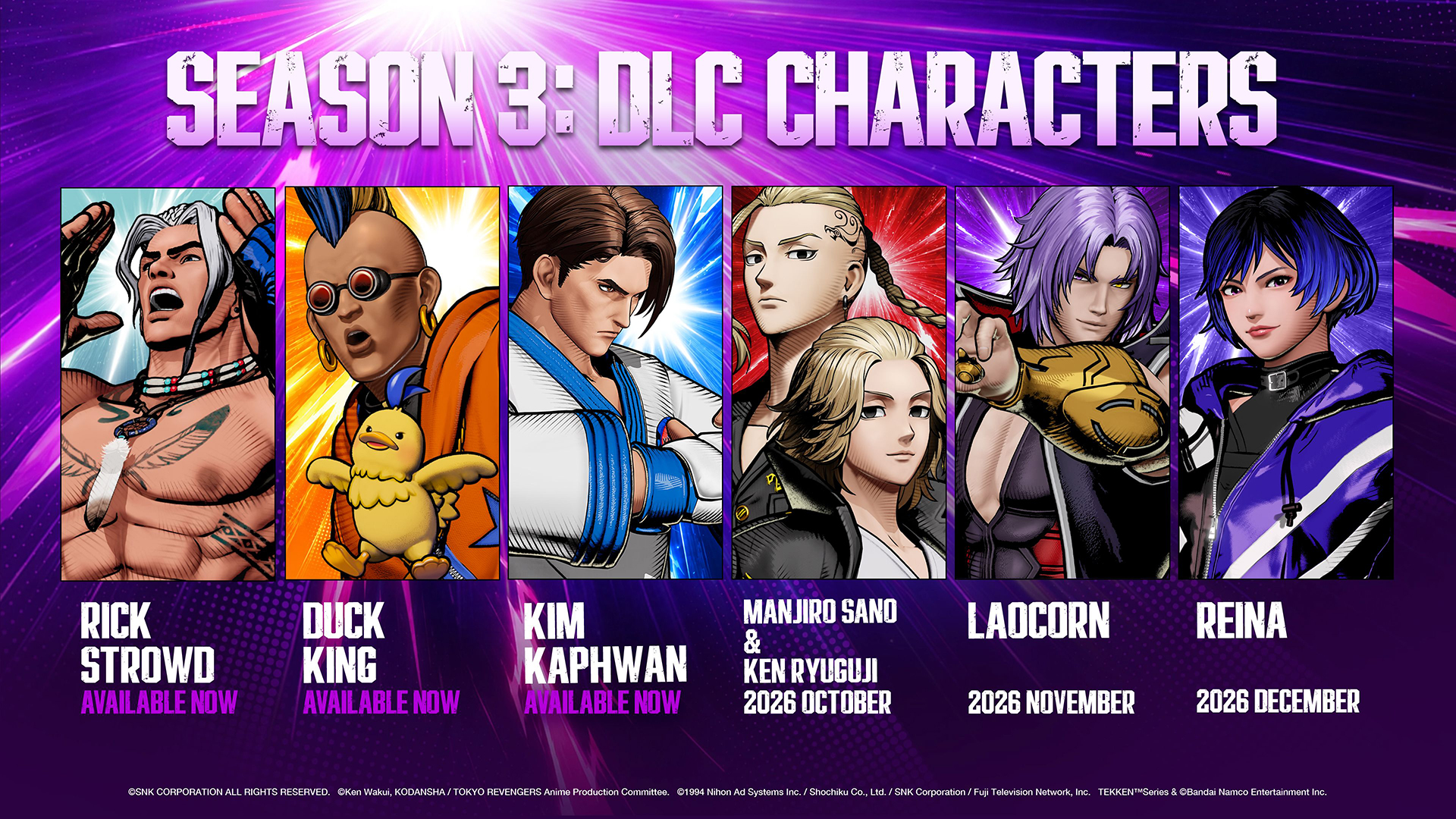 Fatal Fury: City of the Wolves Season 3 Roadmap