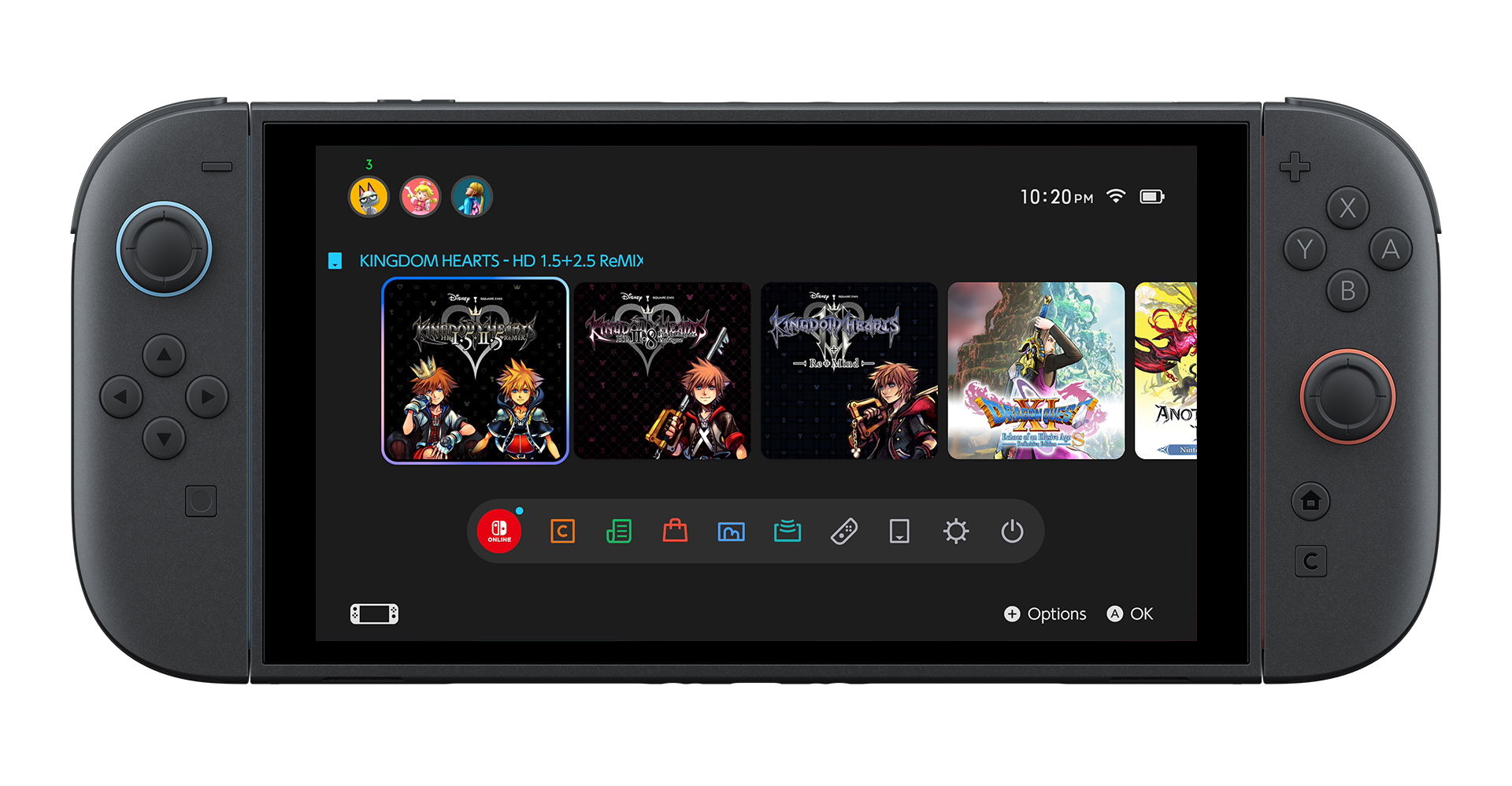 Kingdom Hearts Collection [I~III] - Switch 2 Home Screen