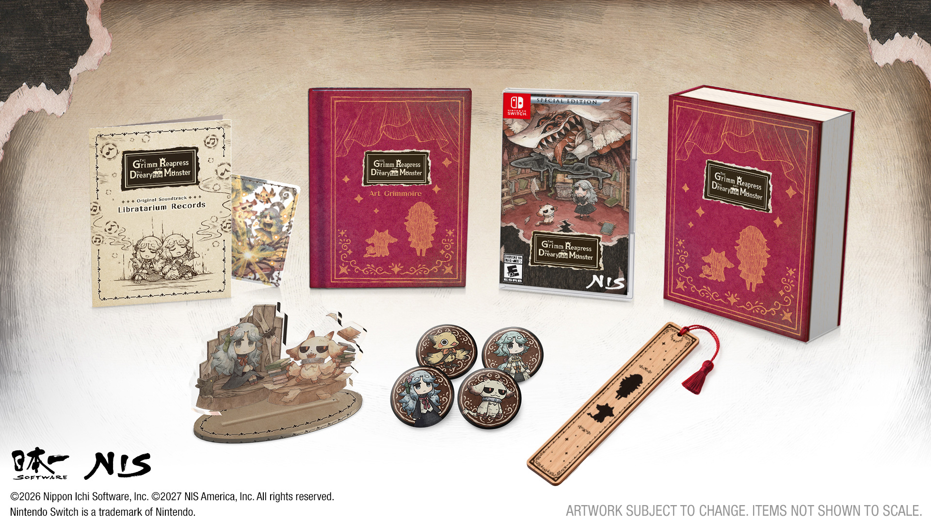 The Grimm Reapress and the Drearytale Monster - Limited Edition Nintendo Switch